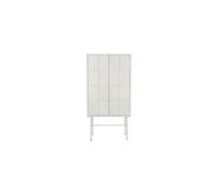 Buffet haut en bois blanc cassé Funk