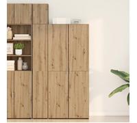 Vidaxl Buffet Haut En Chêne Artisanal 40x42,5x185 Cm En Bois D'ingénierie