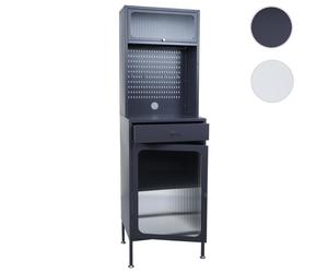 Buffet haut HWC-P99 182 x 54 x 40 cm anthracite
