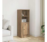 vidaXL Buffet Highboard Chêne noir 36 x 35,5 x 103,5 cm Bois d'ingénierie