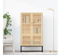 Vidaxl Buffet Haut 70x35x125 Cm Bois D'ingénierie Marron