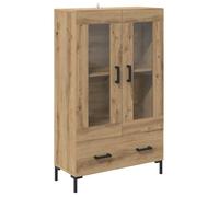 vidaXL Buffet haut avec tiroir Chêne artisanal 69,5 x 31 x 115 cm Bois d'ingénierie