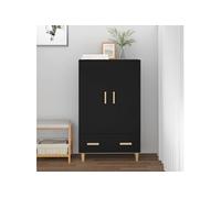 vidaXL Buffet haut Noir 70x31x115 cm Bois d'ingénierie 812565