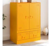 Buffet haut rose 67x39x95 cm acier armoire armoire de rangement vidaXL