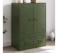 Buffet haut rose 67x39x95 cm acier armoire armoire de rangement vidaXL