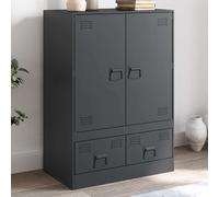 Buffet haut rose 67x39x95 cm acier armoire armoire de rangement vidaXL