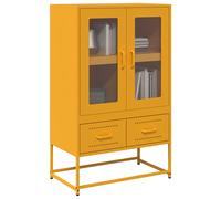 Buffet haut rose 68x39x111,5 cm acier armoire armoire de rangement vidaXL