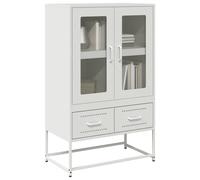 Buffet haut rose 68x39x111,5 cm acier armoire armoire de rangement vidaXL