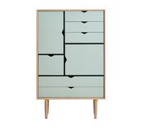 Buffet haut S5 façades colorées WxHxD 83x132x43cm