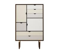 Buffet haut S5 façades colorées WxHxD 83x132x43cm