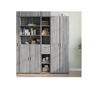 vidaXL Buffet haut sonoma gris 30x42,5x185 cm bois d'ingénierie