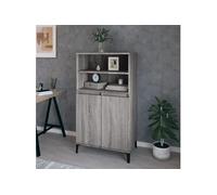 Buffet haut Sonoma gris 60x36x110 cm Bois d'ingénierie821234