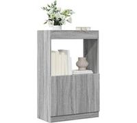 Buffet Haut Armoire avec Rangement Organisateur Salon Bois d'Ingénierie vidaXL