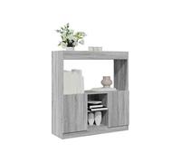 Buffet haut sonoma gris 92x33x100 cm bois d ingénierie