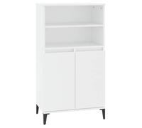 Buffet haut - UU - Blanc - 60x36x110 cm - Bois d'ingénierie C2543