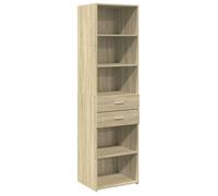Buffet haut - UU - Grand espace - Chêne sonoma - 50x42,5x185 cm - bois d'ingénierie C1647