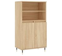 Buffet haut - UU - Grand espace - Chêne sonoma - 60x36x110 cm - Bois d'ingénierie C1562