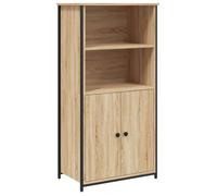Buffet haut - UU - Grand espace - Chêne sonoma - 62x36x121 5 cm - bois d'ingénierie C1501