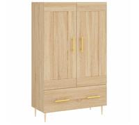 Buffet haut - UU - Grand espace - Chêne sonoma - 69,5x31x115 cm - bois d'ingénierie C1236