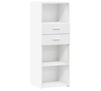 Buffet haut - UU - Meuble sur pied - Blanc - 45x42,5x124 cm - bois d'ingénierie C763