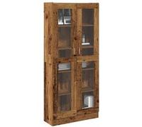 Vidaxl Buffet Haut Vieux Bois 82,5x30,5x185 Cm Bois D'ingénierie Multicolore