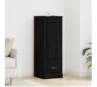 Buffet Highboard - vidaXL - Chêne Noir - Moderne - Grand Rangement - Bois d'Ingénierie