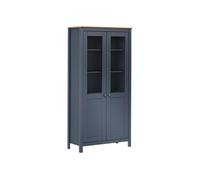 vidaXL Buffet Hill Gris 85x37x170,5 cm Bois de pin solide