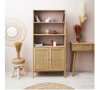 Buffet - Home Deco Factory - Bali - Design - Vintage - Beige - H163 X L80 X P37 Cm