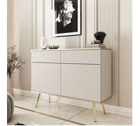 Buffet Komodee BANFF KOM2 Jambes métalliques dorées Beige Beige 39 x 107 x 85 cm
