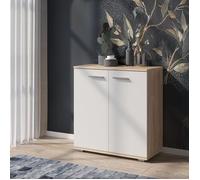 Buffet Komodee FAUSKE KOM1 Chêne Sonoma Blanc 34 x 69 x 74 cm
