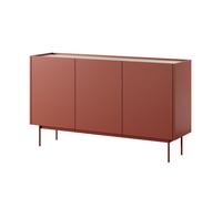 Buffet Komodee KELOWNA KOM1 Système de fermeture silencieuse des façades Rouge Rouge 37 x 144 x 83 cm