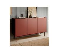 Buffet Komodee KELOWNA KOM1 Système de fermeture silencieuse des façades Rouge Rouge 37 x 144 x 83 cm