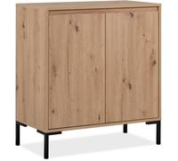 Buffet 2 Portes 1 étagère PLOCK Beige