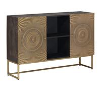 vidaXL Buffet Laiton 105 x 30 x 70 cm, Salon, Idées de Meubles durables, Solutions de Rangement intelligentes, Aménagements Confortables pour Maisons Modernes, et Ambiance relaxante