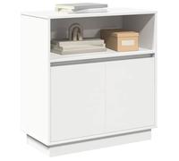 Buffet LED - CLARENCE® - Montage simple - Buffet bahut/Armoire de Cuisine en bois - Blanc 71 x 34,5 x 75 cm - bois d'ingénierie B571