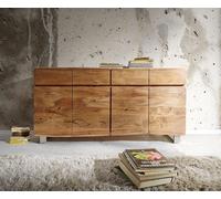 Buffet Live-Edge 172 cm acacia nature 4 portes 4 tiroirs buffet