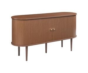 Buffet Mapia 140 x 40 x 75 cm effet noyer