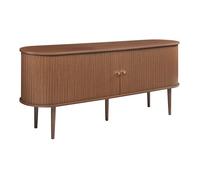 Buffet Mapia 166 x 40 x 70 cm effet noyer