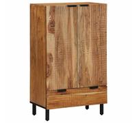 Buffet - Acacia massif - 60x33x100 cm - Finition huilée - 2 portes