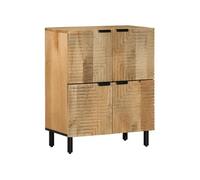 Buffet marron 60x33x75 cm bois massif de manguier