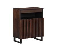 Buffet marron 60x34x75 cm bois massif de manguier