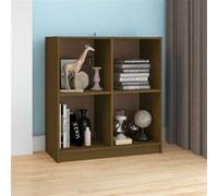 Vidaxl Buffet Marron Miel 70x33x76 Cm Bois De Pin Massif Marron