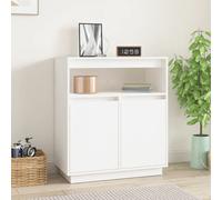 Buffet Marron Miel 70x34x80 cm Bois Massif de Pin Armoire Rangement vidaXL