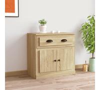 Buffet Meuble de Rangement Armoire Maison Sonoma Gris Bois d'Ingénierie vidaXL