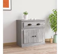 vidaXL Buffet Sonoma gris Bois d'ingénierie 70x35,5x67,5 cm