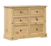 Buffet-Meuble de rangement-Commode Corona 112x48x91cm - Bois massif de pin NEUF - BM 5201636