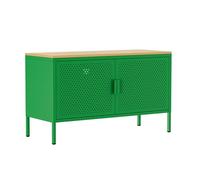 Buffet Moderne 2 Portes L100 cm en métal Vert