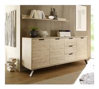 Buffet moderne en bois 3 portes-3 tiroirs 210cm DIANA