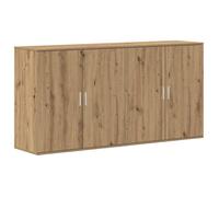 Vidaxl Buffets 2 Pcs Chêne Artisan 79x38x80 Cm Bois D'ingénierie