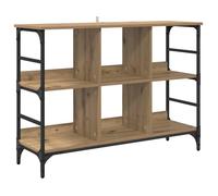 Buffet moderne en bois d'ingénierie - vidaXL - Chêne artisanal - 102x32x73,5 cm - Grand espace de rangement